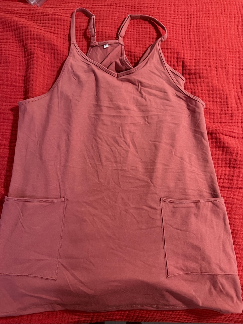 SHEIN Dusty Rose Mini Dress with Pockets